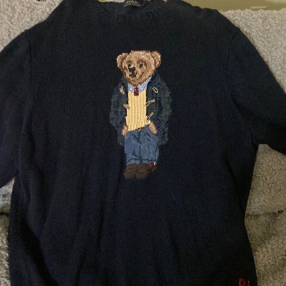 Polo bear men’s sweater men’s 3xlt preppy bear - Picture 1 of 3
